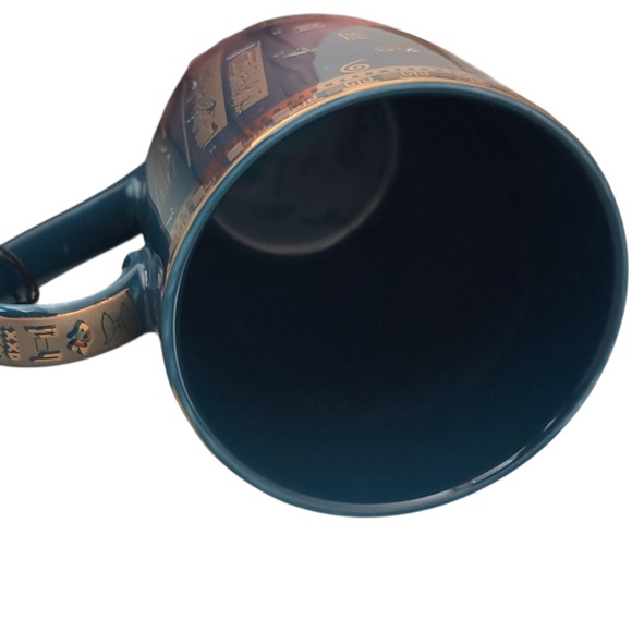Ceramic Coffee Mug Porcelain Ancient Egyptian Style - Picture 6 of 10